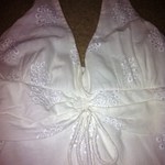 white summer dress small sz. 3 is being swapped online for free