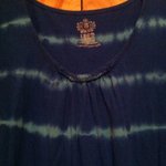 Izod blue tie dye shirt medium  is being swapped online for free