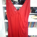 GORGEOUS FANCY RED SILK DRESS is being swapped online for free