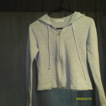 Gray betty blue thin hoodie - size xs is being swapped online for free