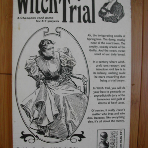 *Witch Trial Game is being swapped online for free