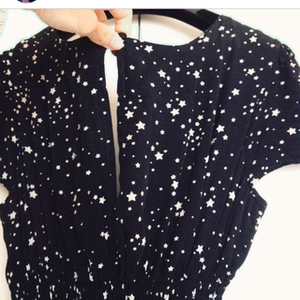 GUESS party/cocktail black dress with stars M is being swapped online for free