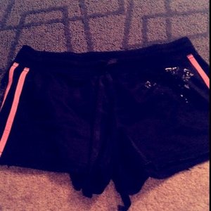 Pink and Black running shorts is being swapped online for free