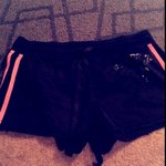 Pink and Black running shorts is being swapped online for free