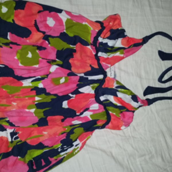Abercrombie Floral Halter Top - M is being swapped online for free