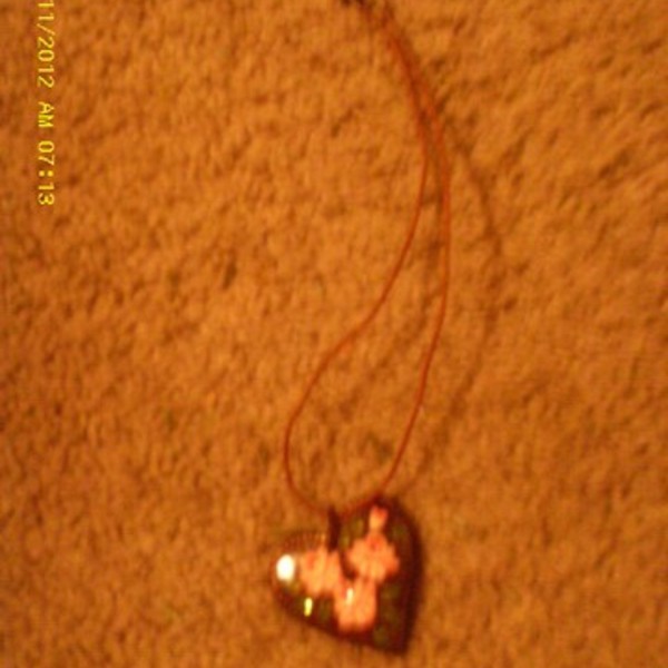 Express Hand-Painted Heart Necklace is being swapped online for free