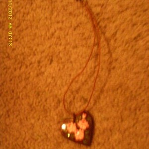 Express Hand-Painted Heart Necklace is being swapped online for free