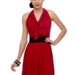 NWT Lulu's Style Watch Red Dress is being swapped online for free