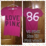 VS PINK tee PINK :) is being swapped online for free