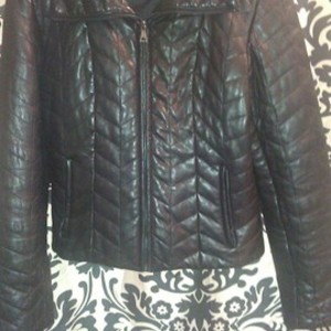 Guess leather jacket is being swapped online for free