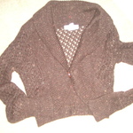 CL - Brown sweater crop cardi is being swapped online for free