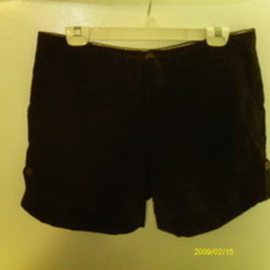 Black linen shorts - size 10 is being swapped online for free