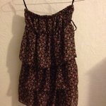 Black Floral Tiered Layered S Dress (Rue 21) is being swapped online for free