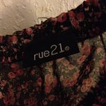Black Floral Tiered Layered S Dress (Rue 21) is being swapped online for free