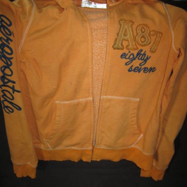 XL Orange Aeropostale zipup hoodie is being swapped online for free