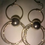 Silver Stacked Circle earrings is being swapped online for free