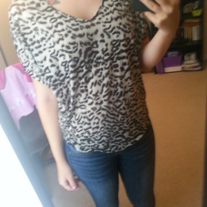 express cheetah print top is being swapped online for free