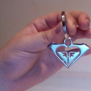 cute roxy keychain!! is being swapped online for free