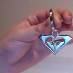 cute roxy keychain!! is being swapped online for free