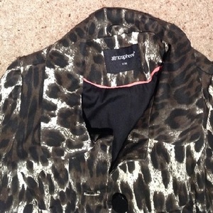 Atmosphere Animal Crop Jacket - Size UK 6, brown and black. is being swapped online for free