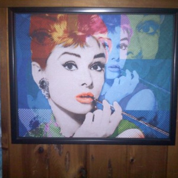Audrey Hepburn Pop Art is being swapped online for free