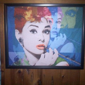 Audrey Hepburn Pop Art is being swapped online for free