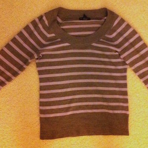 Green and Grey Striped Sweater/Shirt is being swapped online for free
