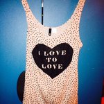 Love vest top m or 8/10 uk is being swapped online for free