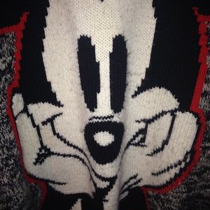 Vintage Mickey Mouse oversized chunky sweater  is being swapped online for free