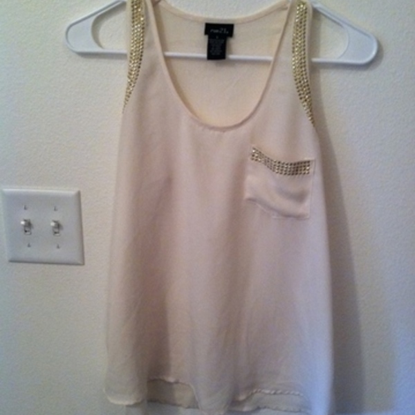 Gold Studed White Sheer Crop Top is being swapped online for free