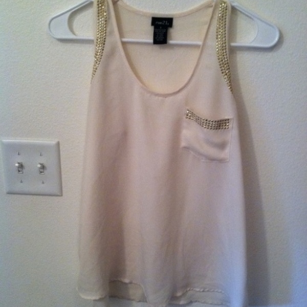 Gold Studed White Sheer Crop Top is being swapped online for free