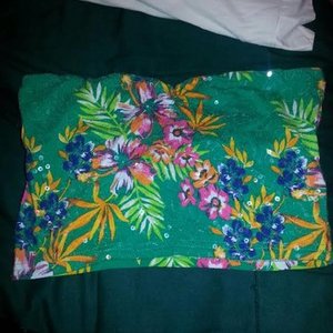 Tropical Sequins Bandeau is being swapped online for free