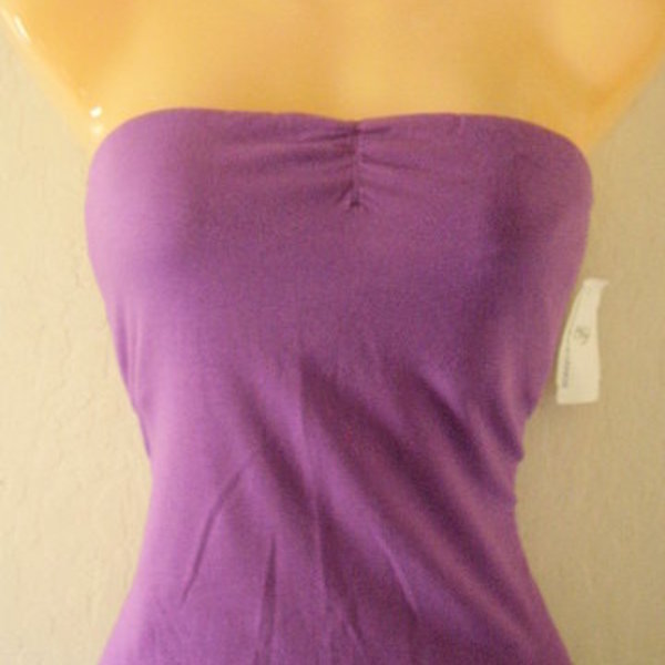 purple strapless casual dress s is being swapped online for free