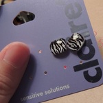 Zebra print earrings is being swapped online for free