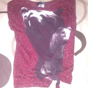 maroon/burgandy tie top is being swapped online for free