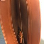 Brown shoulder or cross body bag is being swapped online for free