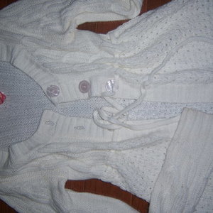 SMALL white Romantic FLARE sweater is being swapped online for free