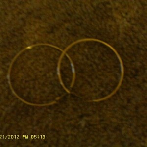 Large Silver-Colored Earrings is being swapped online for free