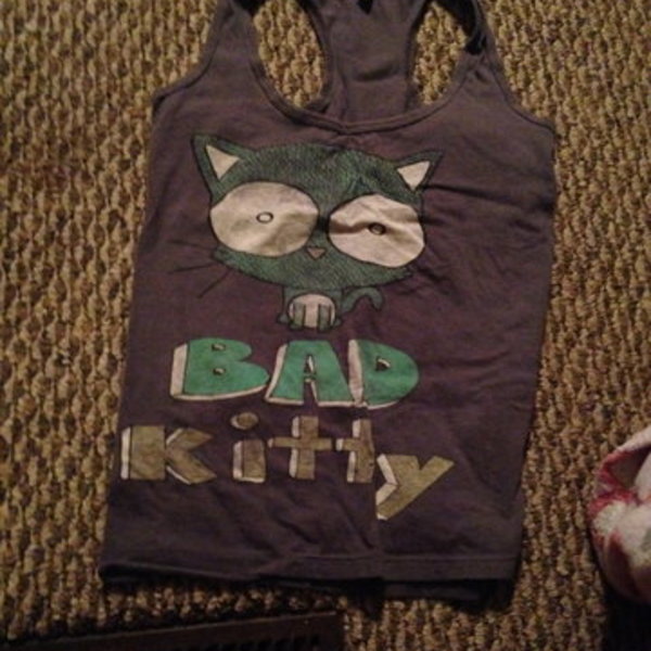 Bad kitty tank top is being swapped online for free