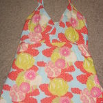 Bright Multi-Colored Top Size Small is being swapped online for free