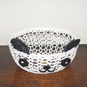 Crochet Panda Bowl is being swapped online for free