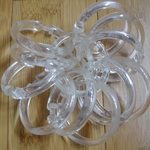 Clear Shower Curtain Rings is being swapped online for free