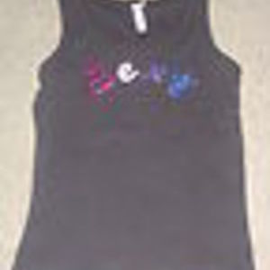 Victoria's Secret Black Tank Sexy In Sequins Sze Small is being swapped online for free