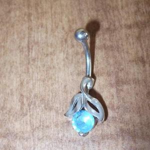 floral blue belly ring is being swapped online for free