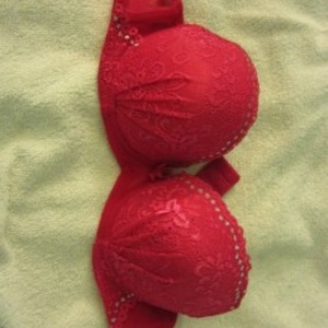 pink lace bra is being swapped online for free