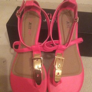 Super fun buckle sandals SZ 10 is being swapped online for free