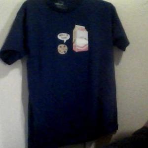 Cute Cookie and Milk Tee is being swapped online for free