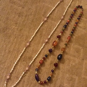 2 Beaded Necklaces  is being swapped online for free