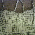 NWOT Abercrombie & Fitch White Plaid Dress is being swapped online for free