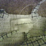 NWOT Abercrombie & Fitch White Plaid Dress is being swapped online for free